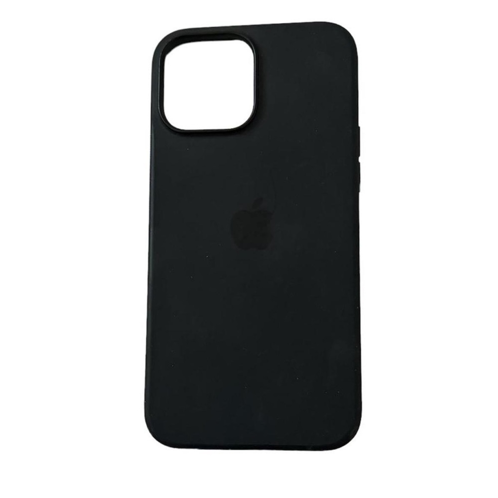 Apple iPhone 13 Pro Max black silicone case